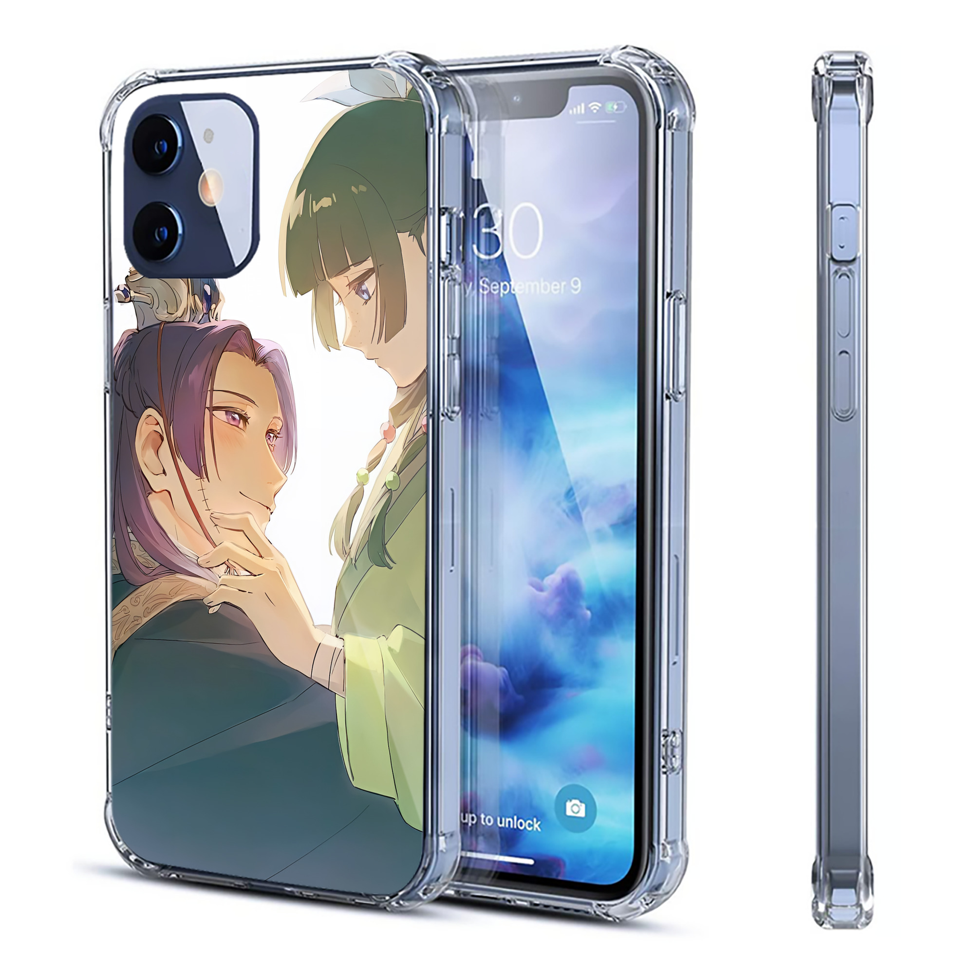 （画像用） 薬屋のひとりごと The Apothecary Diaries 【iPhone 12シリーズ対応】透明スマホケース（クリアソフトケース）